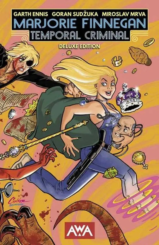 Comic book cover of Marjorie Finnegan Temporal Criminal Deluxe Edition TPB Volume 01