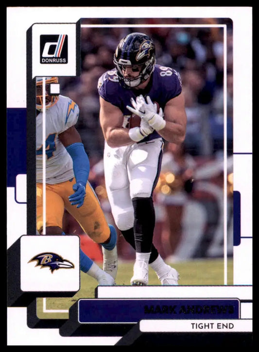 Mark Andrews football card from 2022 Donruss Baltimore Ravens product