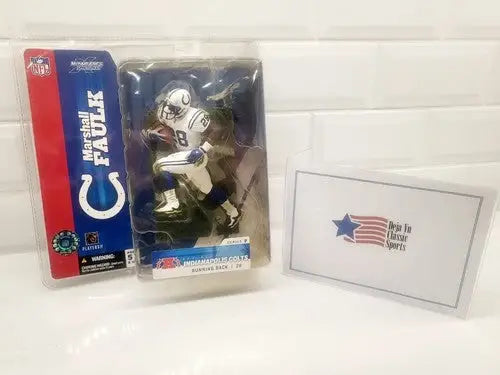 Marshall Faulk NFL Indianapolis Colts action figure new in box by MacFarlane