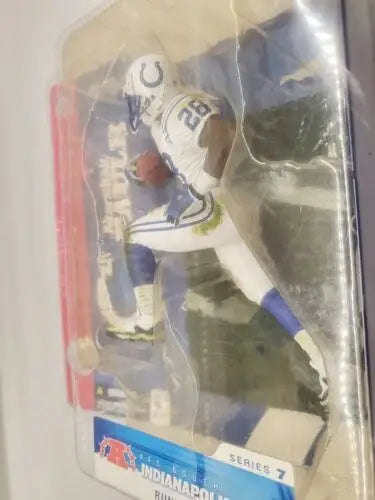 Marshall Faulk NFL Indianapolis Colts action figure in original packaging