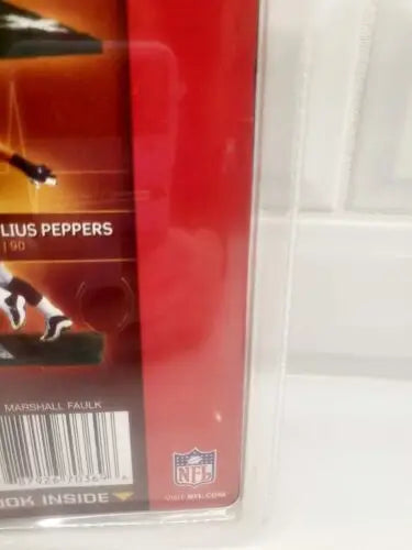 Action figure packaging for Marshall Faulk NFL Indianapolis Colts MacFarlane figure