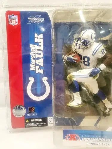 Marshall Faulk NFL Indianapolis Colts action figure by MacFarlane New In The Box