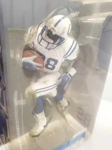 Marshall Faulk NFL Indianapolis Colts action figure by MacFarlane, new in the box
