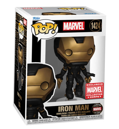 Marvel Collectors Corp Exclusive Iron Man Funko Pop bobblehead in box