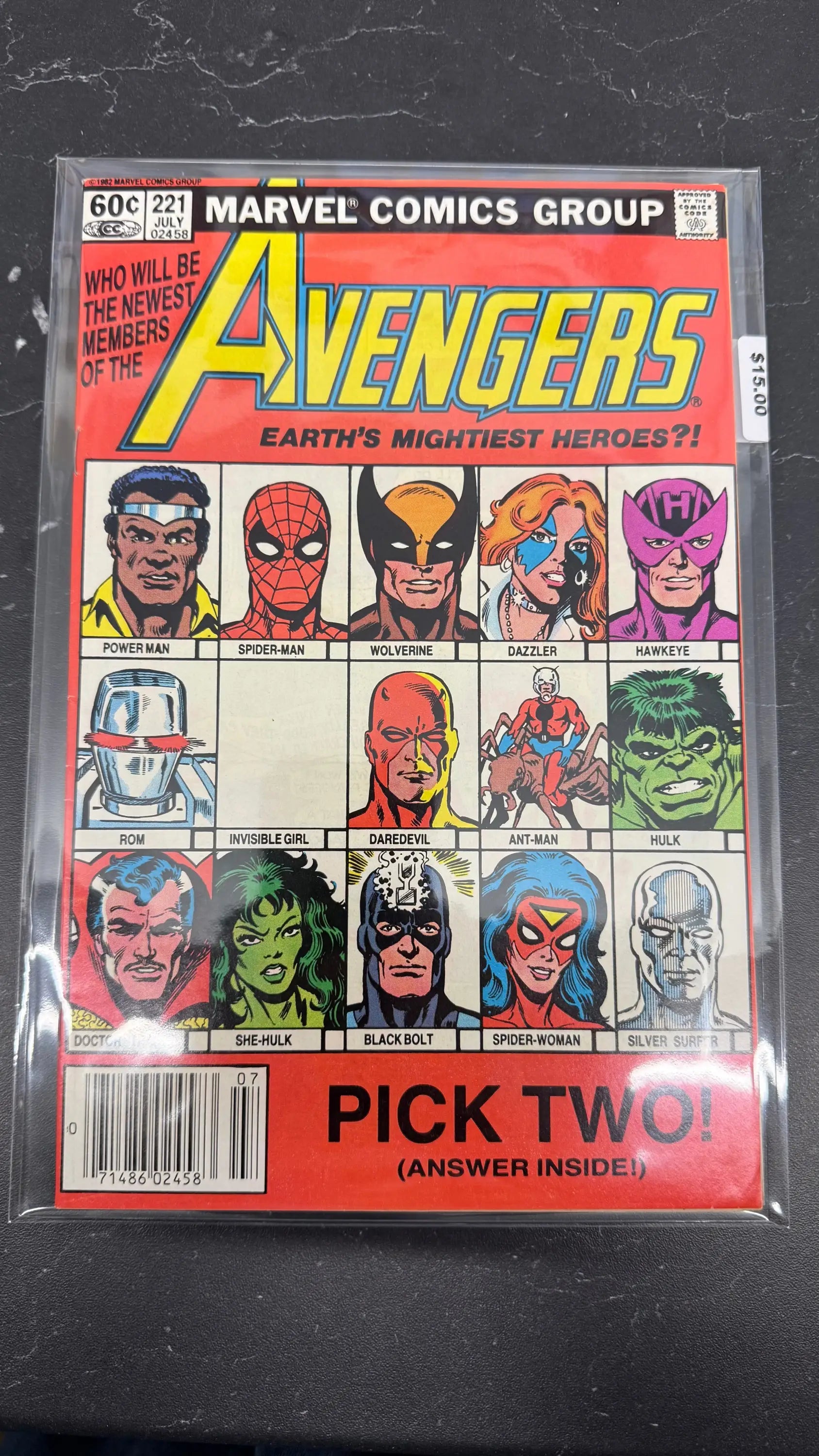 Marvel Comics Avengers comic book showcasing first appearance of She-Hulk as an Avenger