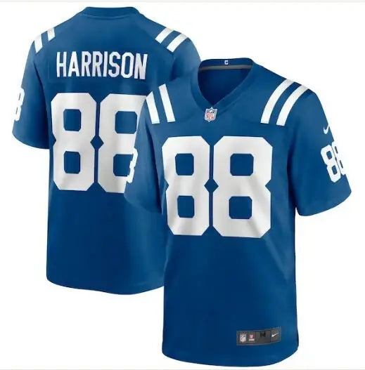 Blue Indianapolis Colts Marvin Harrison #88 Nike Game Retired Player Jersey
