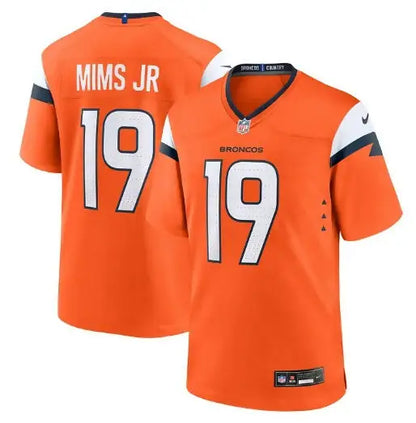 Orange Marvin Mims Jr Denver Broncos Nike Alternate Game Jersey with number 19