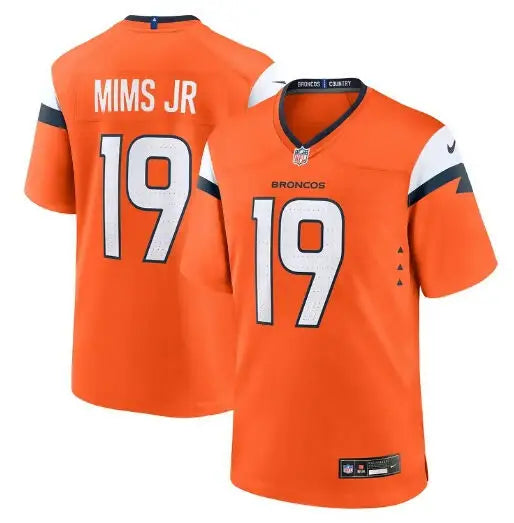 Orange Marvin Mims Jr Denver Broncos Nike Alternate Game Jersey with number 19
