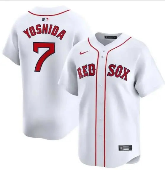 White Masataka Yoshida Boston Red Sox Nike Home Limited Player Jersey