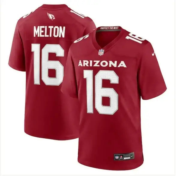 Maroon Arizona Cardinals Nike Team Game Jersey displayed in product Max Melton Arizona Cardinals jersey