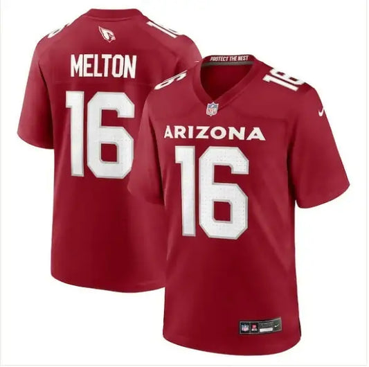 Maroon Arizona Cardinals Nike Team Game Jersey displayed in product Max Melton Arizona Cardinals jersey