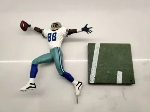 Michael Irvin Dallas Cowboys action figure from McFarlane NFL Series 33 with football