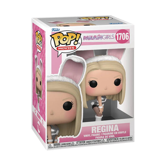 Regina George 20th Anniversary Vinyl Figure #1706 with bunny ears and grey outfit