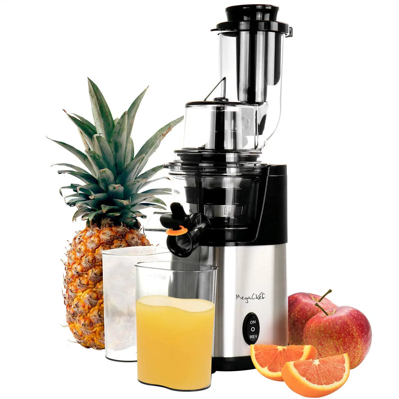 MegaChef Pro Stainless Steel Slow Juicer - Juicer