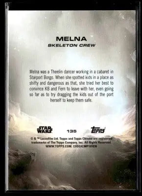 ? Melna — 2025 Topps Chrome Star Wars RayWave Refractor #135 ?