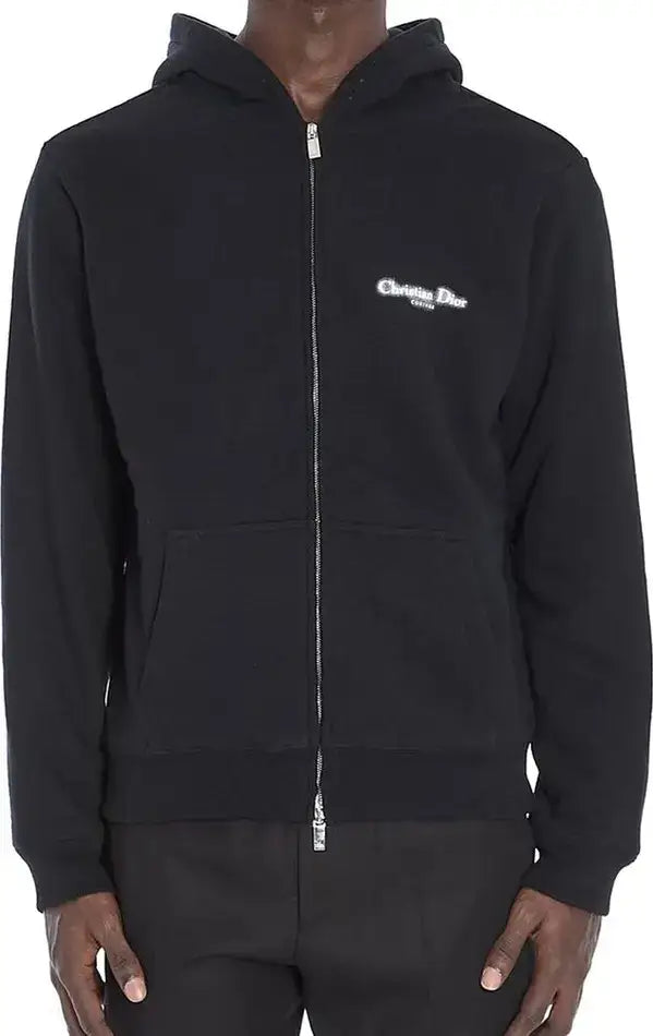 Men’s Black Dior Logo Hooded Sweatshirt | STORE 7994 - XXL - Sweatshirt Hoodie