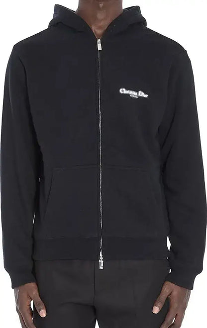 Men’s Black Dior Logo Hooded Sweatshirt | STORE 7994 - XXL - Sweatshirt Hoodie