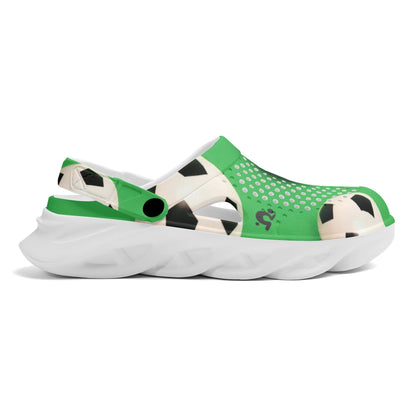 Mens Clogs - Soccer Balls