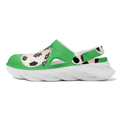 Mens Clogs - Soccer Balls