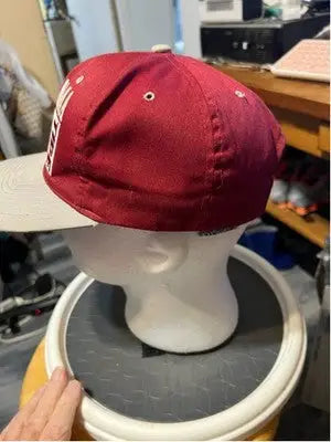 Men’s Drew Pearson Alabama Tide baseball cap with maroon crown and gray brim