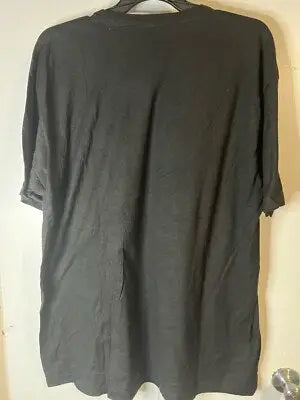 Wrinkled black Star Wars Baby Yoda short-sleeved T-shirt on hanger size 2XL