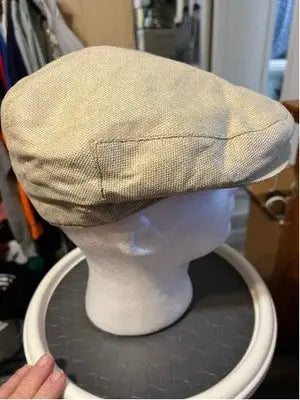 Men’s Golf Italia Beige Ivy Flat Cap - Flat Cap