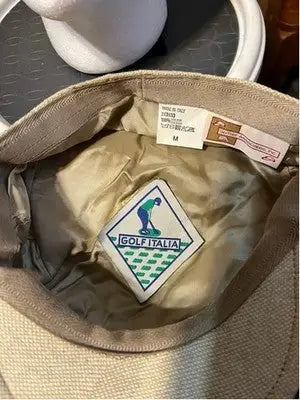 Men’s Golf Italia Beige Ivy Flat Cap - Flat Cap