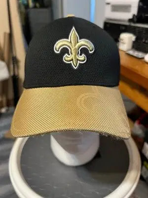 Men’s New Era Saints Fitted Hat One Size Black Gold - Fitted Hat