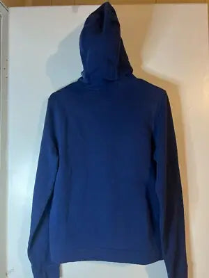 Dark blue Men’s Nike hoodie with a hood and front pocket in size XL