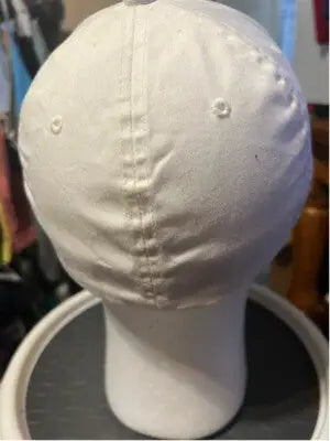 White Men’s Pelagic Hat Baseball Cap displayed on mannequin head