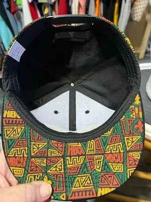 Men’s Stackwell Black Pelicans HBCU Pattern Snapback Hat - Snapback Hat