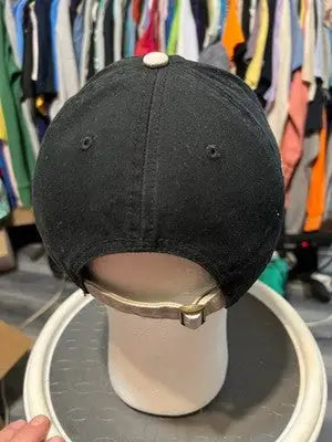 Black Star Wars baseball hat with adjustable strap featuring Master Builder design