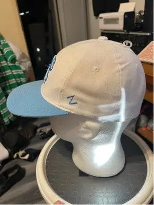 Light blue and white Men’s Zephyr UNC Tar Heels baseball cap with blue brim