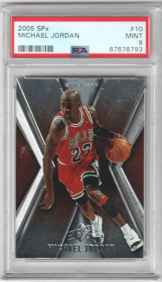 Graded Michael Jordan basketball card from Upper Deck SPX featured by Columbia Hobby