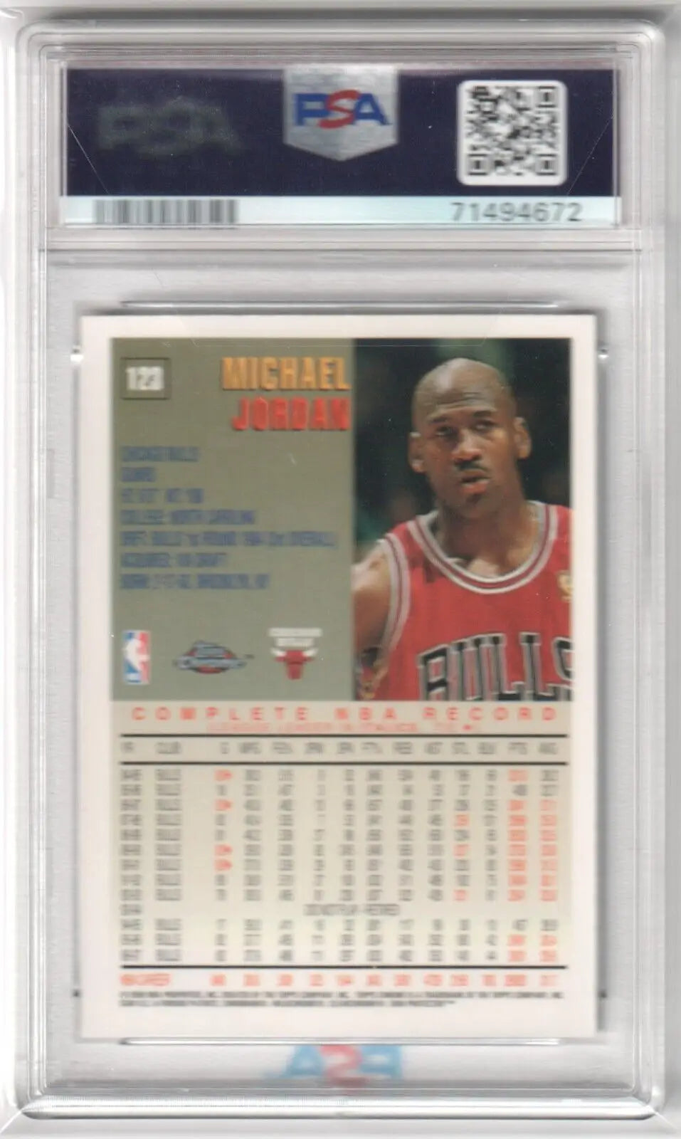 Graded Michael Jordan basketball card from Columbia Hobby’s ebay store collection