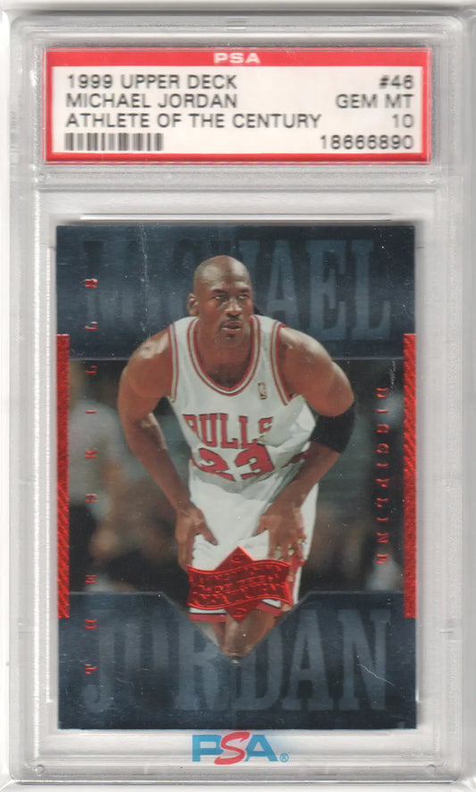 Graded Michael Jordan basketball card from Upper Deck featured in Columbia Hobby product
