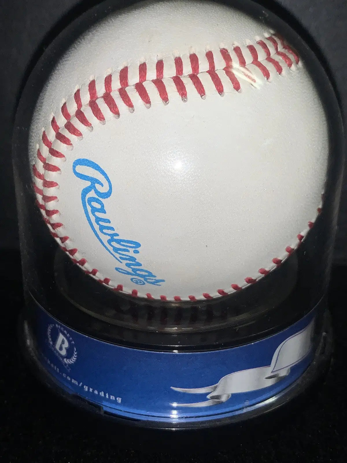 Michael Jordan Signed Rawlings Southern League Baseball in display case for collectors
