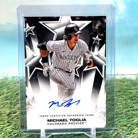 Michael Toglia Baseball Stars Autograph card from 2025 Topps Series 1 Baseball