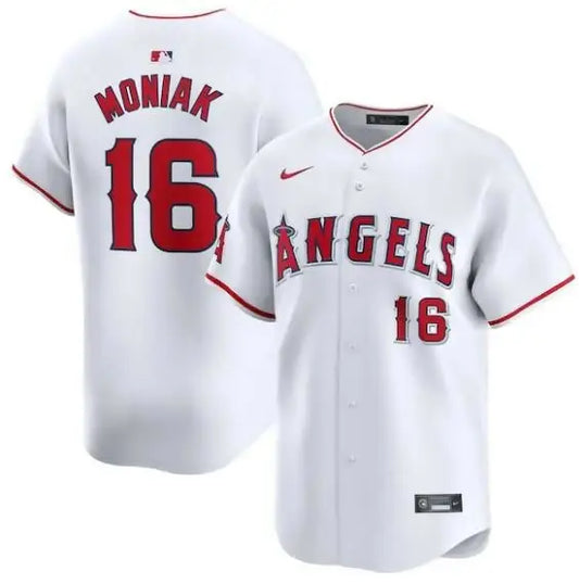 White Mickey Moniak Los Angeles Angels Nike Home Limited Player Jersey