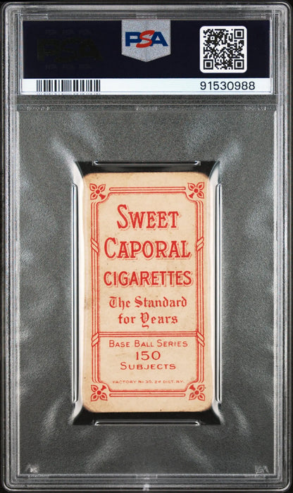 Mike Donlin Seated 1909-11 T206 Sweet Caporal 150/30 in PSA graded holder