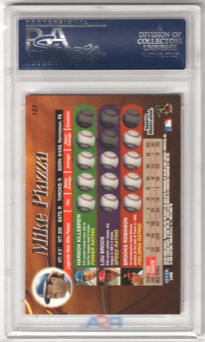Graded MIKE PIAZZA 1998 Sports Illustrated baseball card from Columbia Hobby with box free shipping
