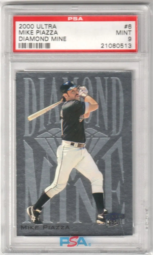 Graded Mike Piazza baseball card from Columbia Hobby, part of single cards collection
