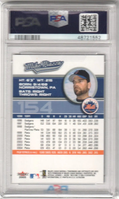 Mike Piazza baseball card in PSA case from Columbia Hobby ebay store, perfect for single cards collectors