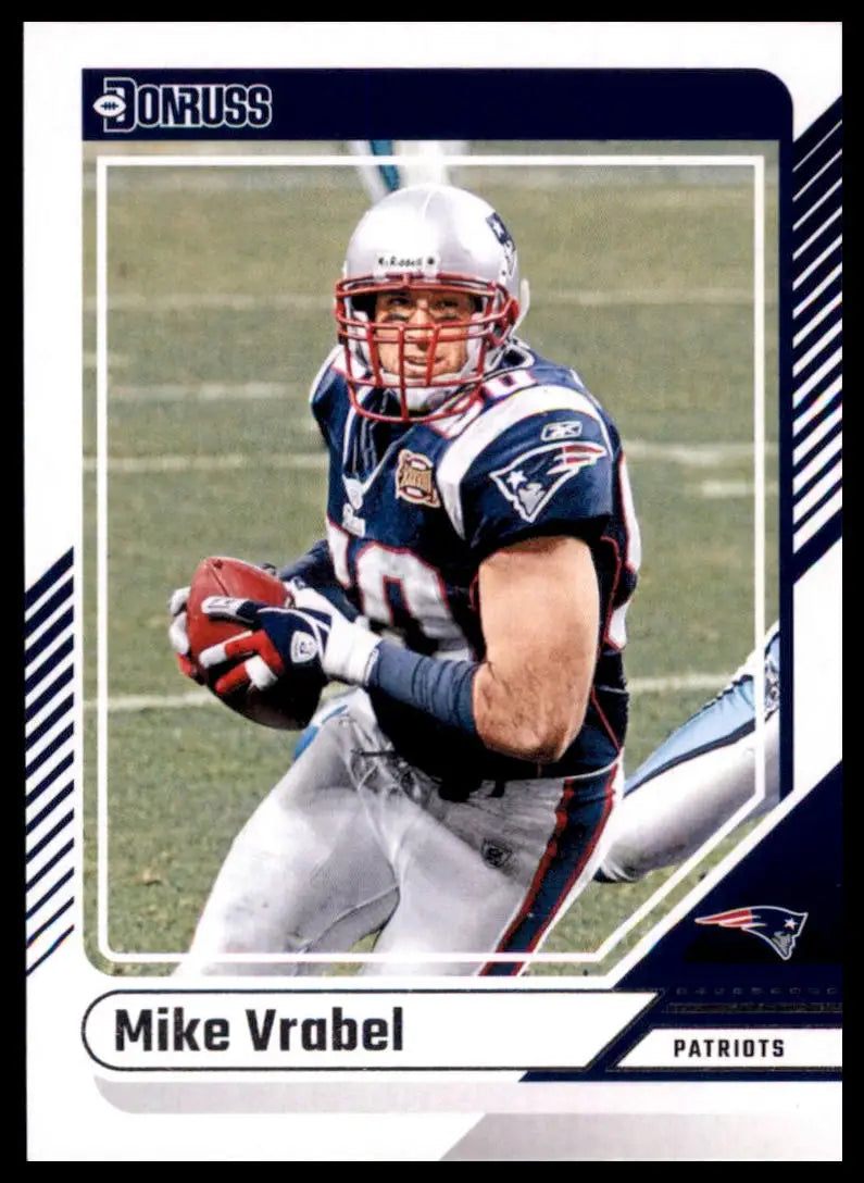 Mike Vrabel football card from 2024 Donruss set featuring New England Patriots