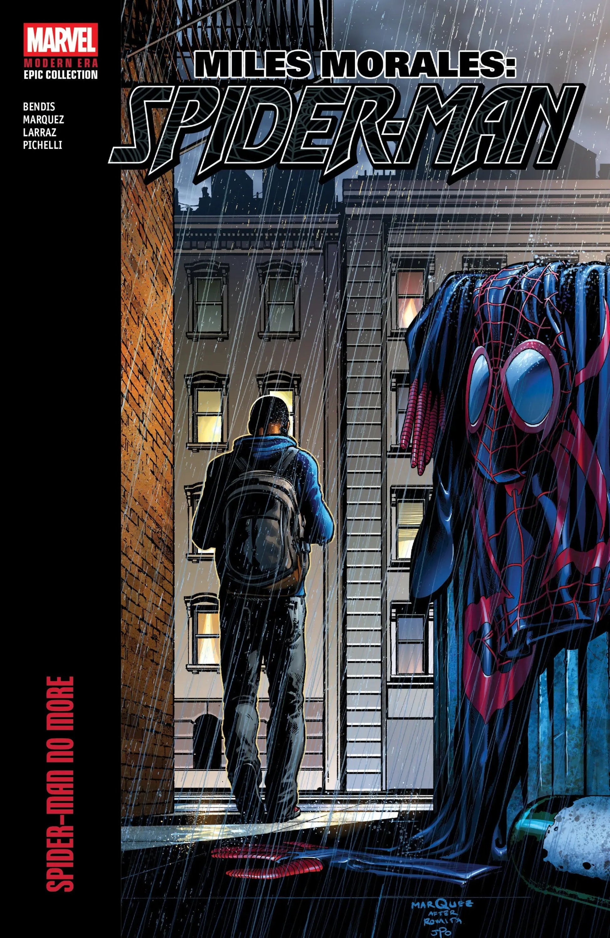 Comic book featuring Miles Morales Spider-Man from Miles Morales Modern Era Epic Collection