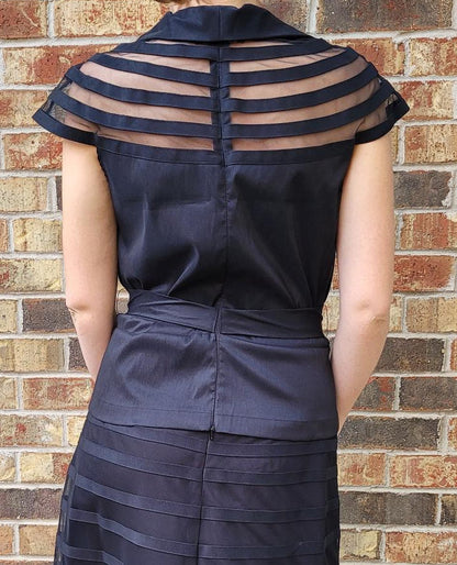 LAST ONES Karen Miller Milla Belle 2PC, Black Day Dress ONLY Size 8 & 12 Remaining ! Women's Apparel