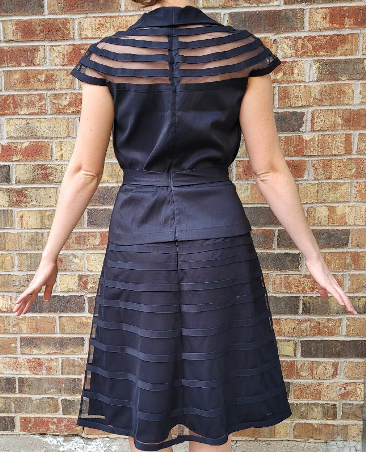 LAST ONES Karen Miller Milla Belle 2PC, Black Day Dress ONLY Size 8 & 12 Remaining ! Women's Apparel