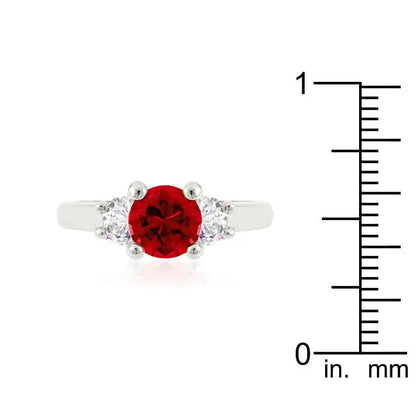Mini Ruby Triplet Ring - Rings