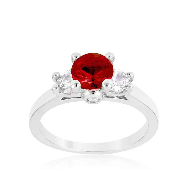 Mini Ruby Triplet Ring - Rings