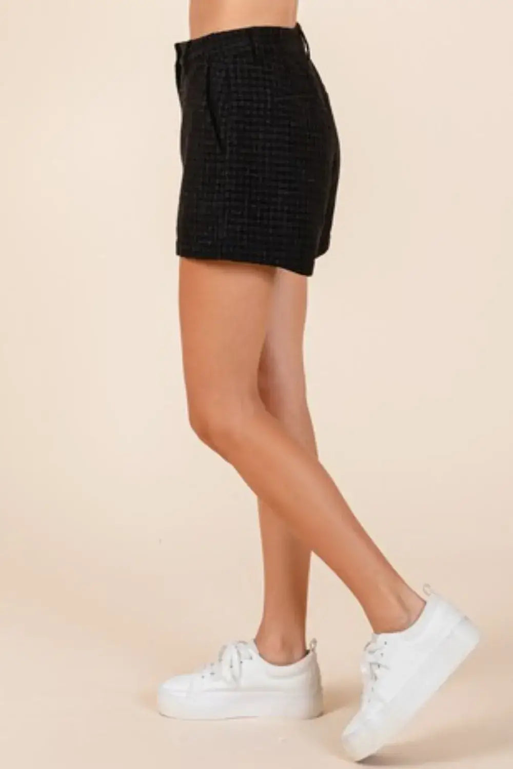 Mittoshop Tweed Classic Shorts with Side Pockets